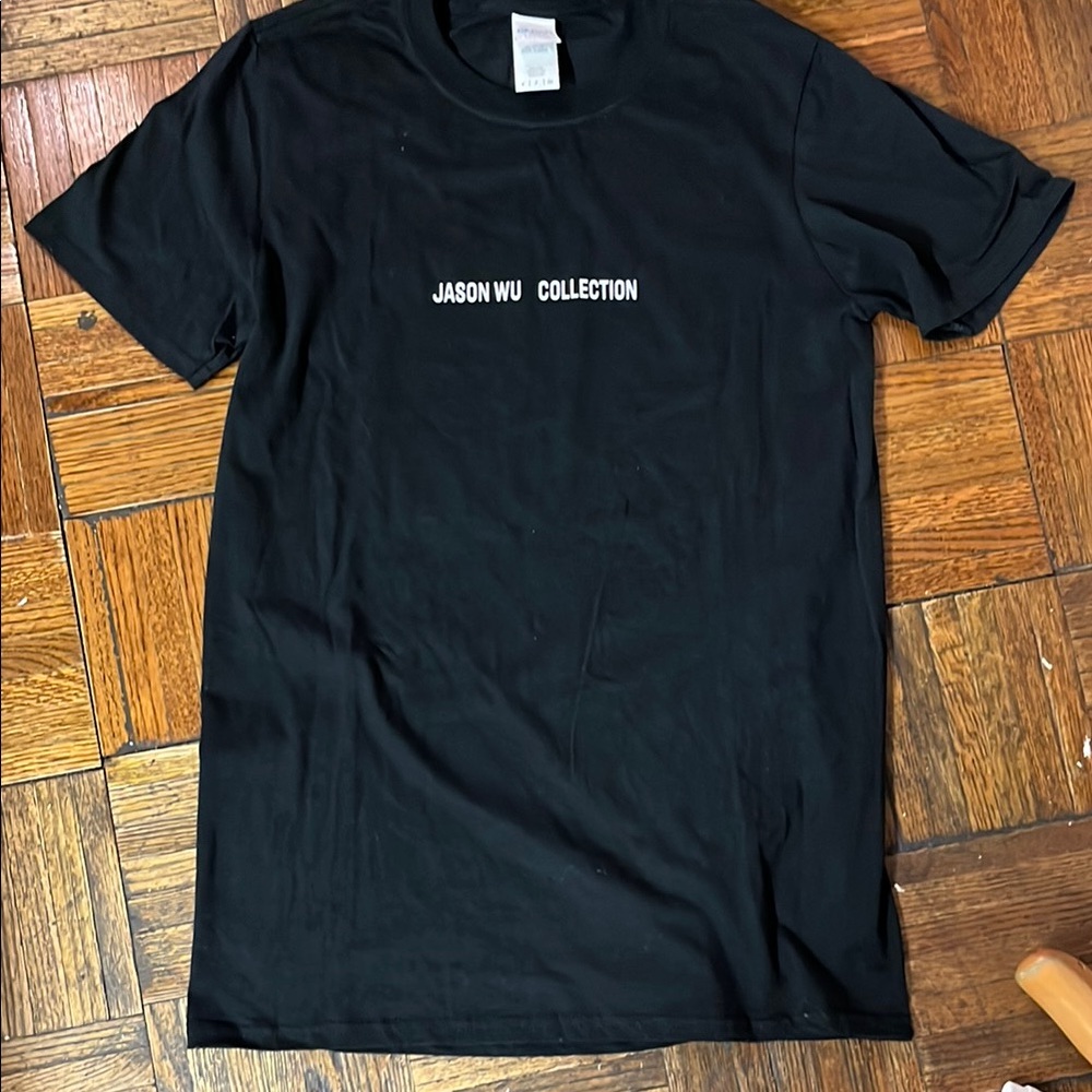 JASON WU BLACK COTTON SOFT T Gildan Black Short Sleeve Tee Minimalist SIZE SM